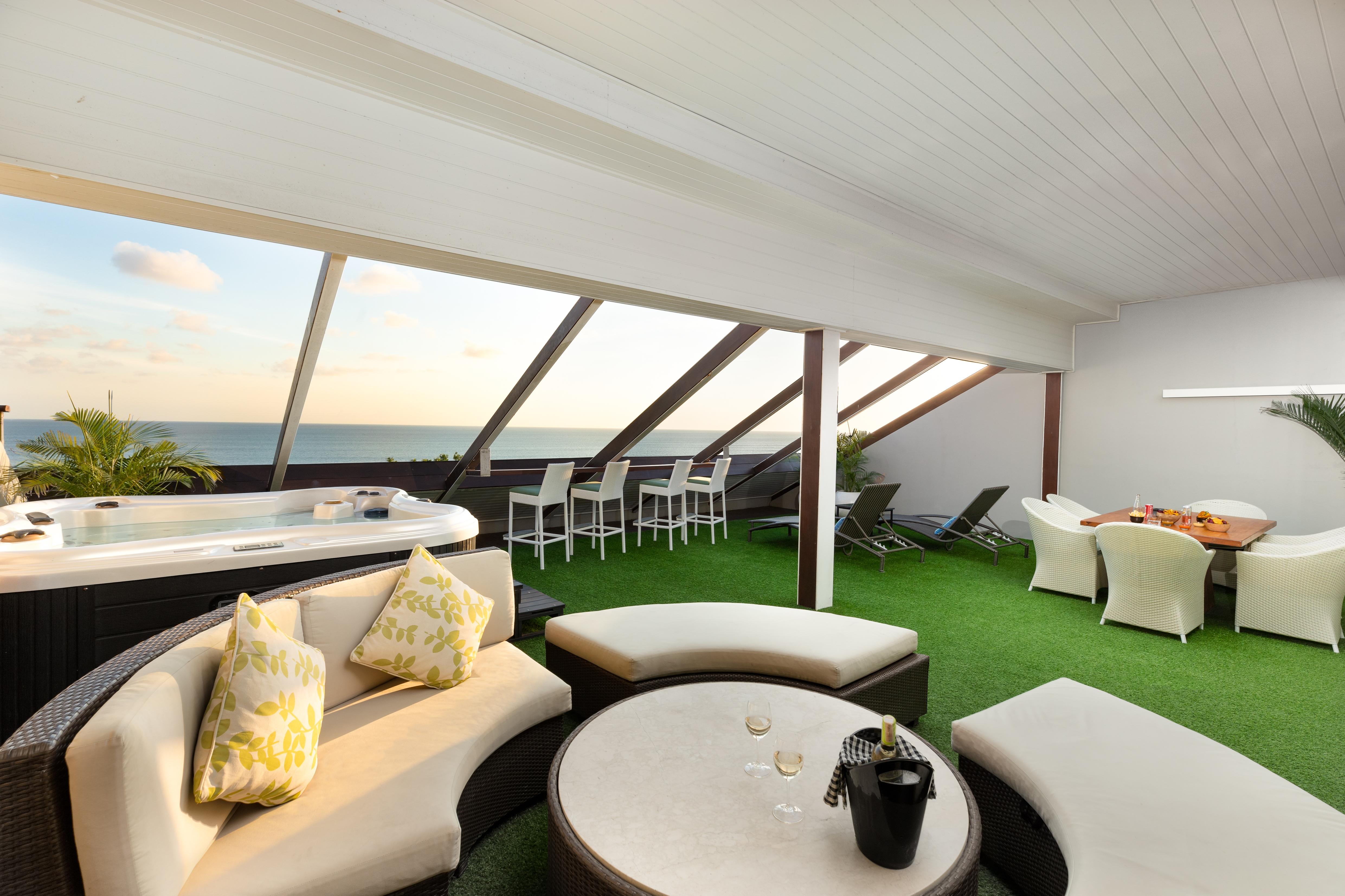 Penthouse Suite met Uitzicht op de Oceaan